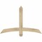 Ekena Millwork Bellingham Rough Sawn Timber Gable Bracket, Douglas Fir, 48"W x 32"H x 2"D x 4"F, 16/12 Pitch GBW048X32X0204BEL00RDF - alternate 1